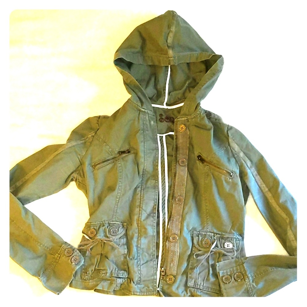 Cargo jean jacket